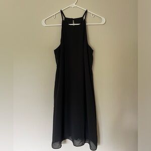BCX Black Sheath Halter Dress Cocktail